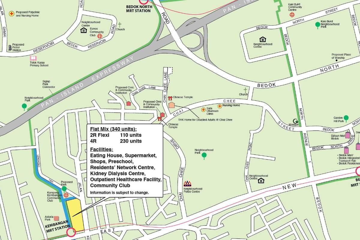 Bedok (Kembangan) Oct BTO site