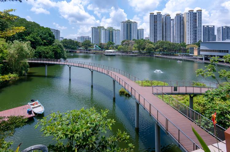 A bridge over a body of water with a boat in it
AI-generated content may be incorrect.