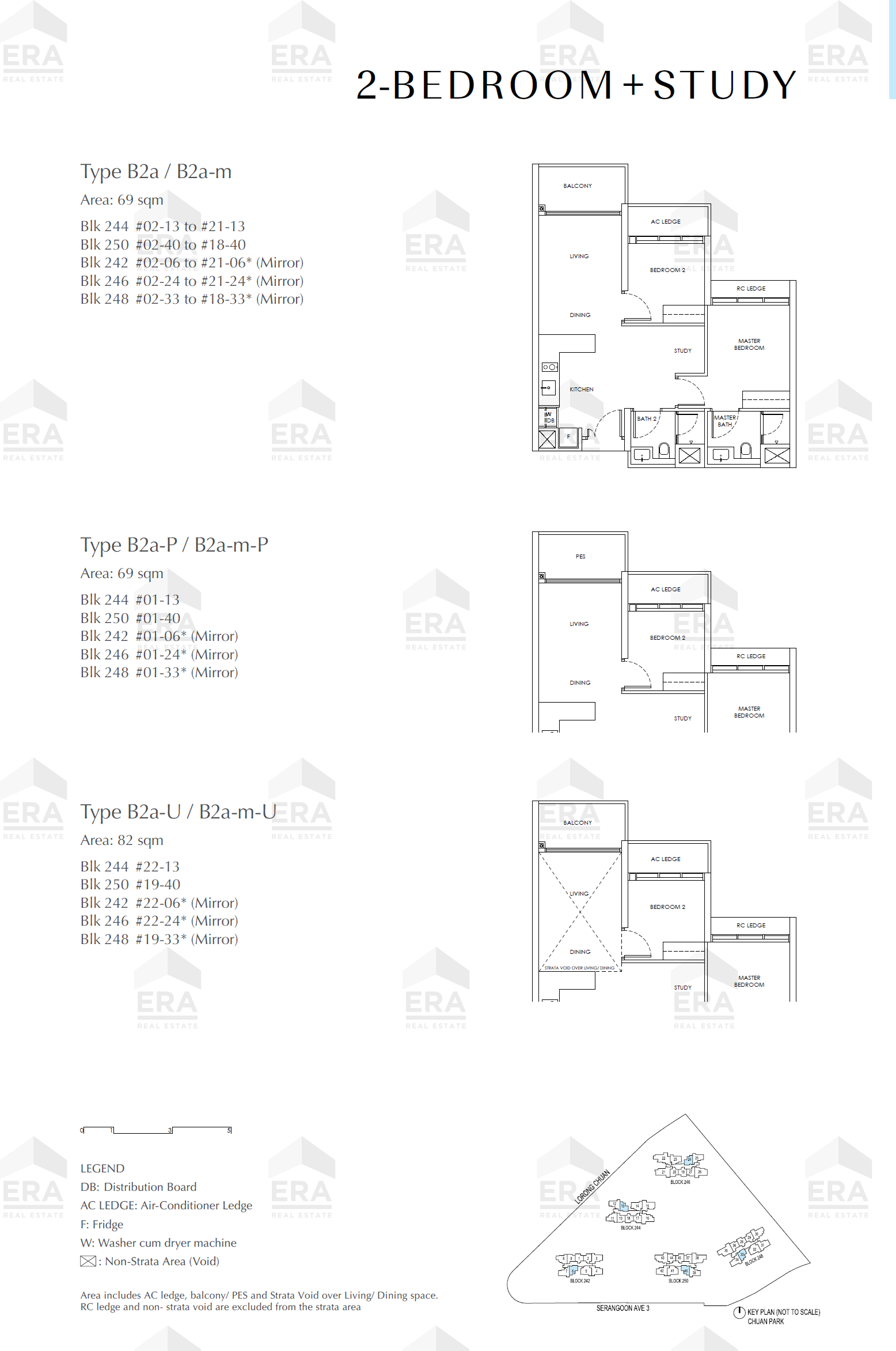 B2a-m-P · 743 sqft floor plan