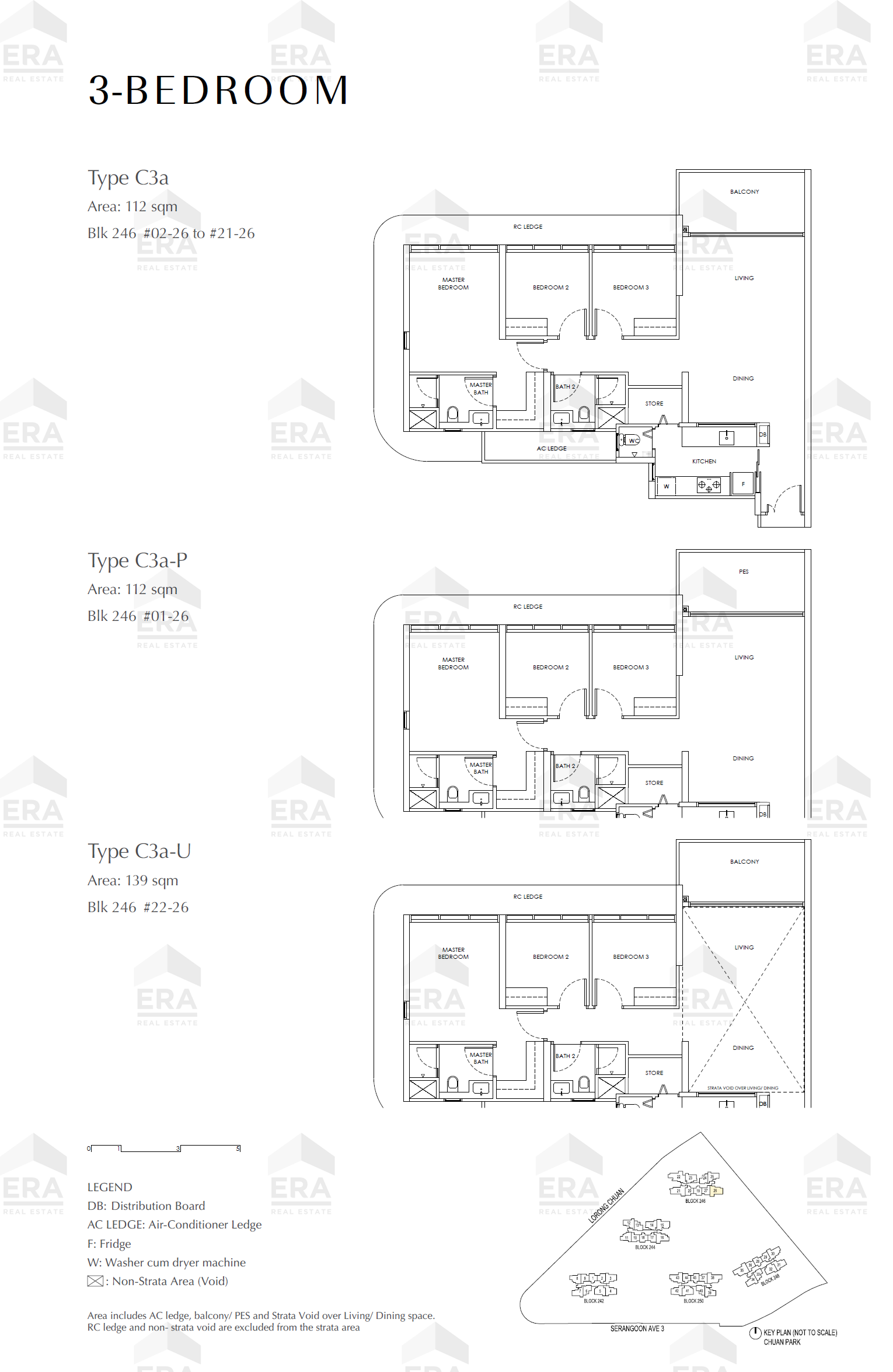 C3a-P · 1,206 sqft floor plan