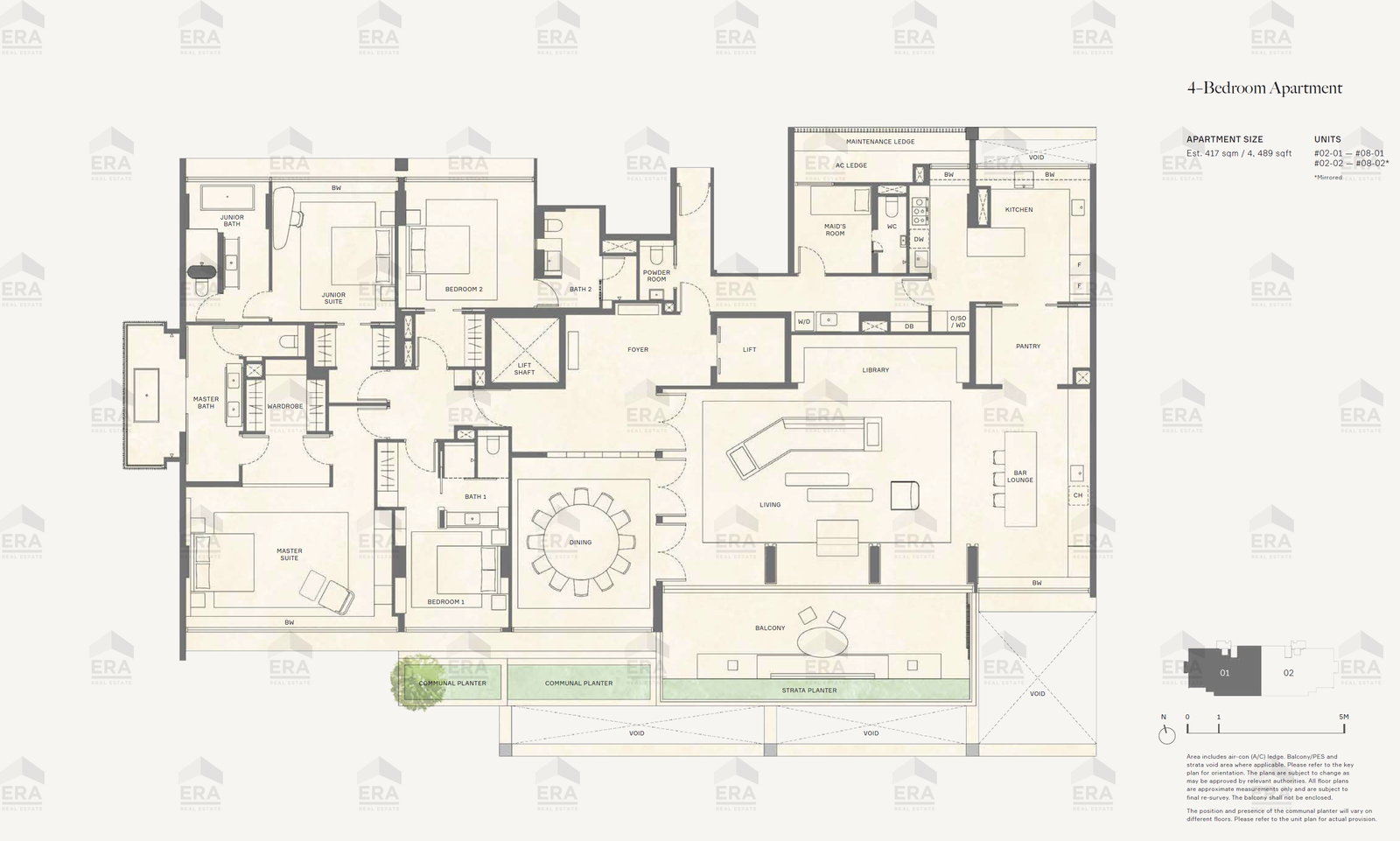 4BR · 4,489 sqft floor plan