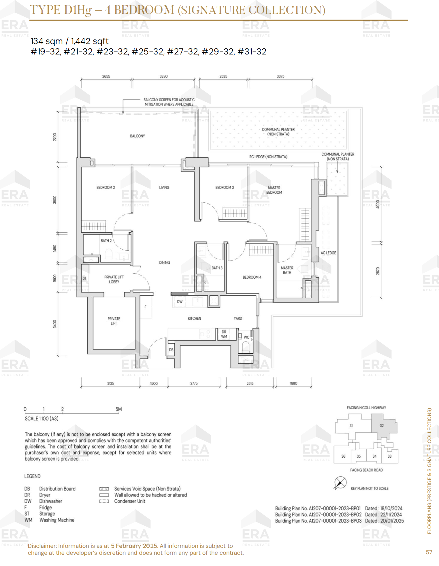 D1Hg · 1,442 sqft floor plan