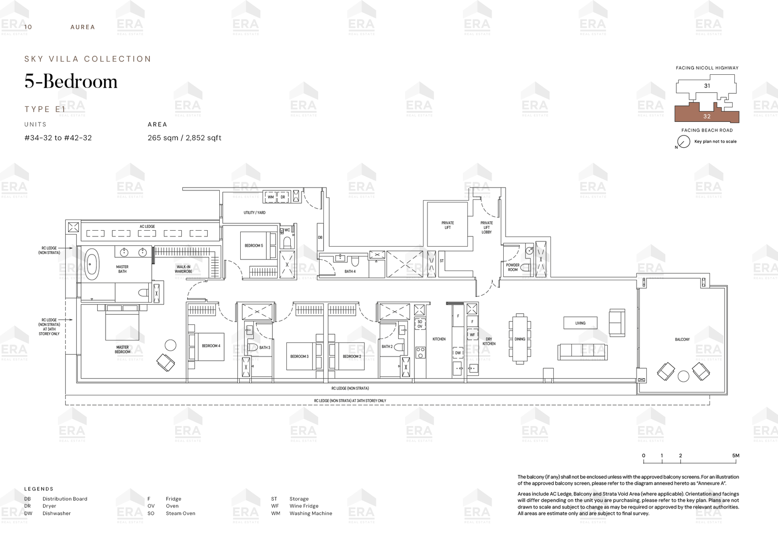 E1 · 2,863 sqft floor plan