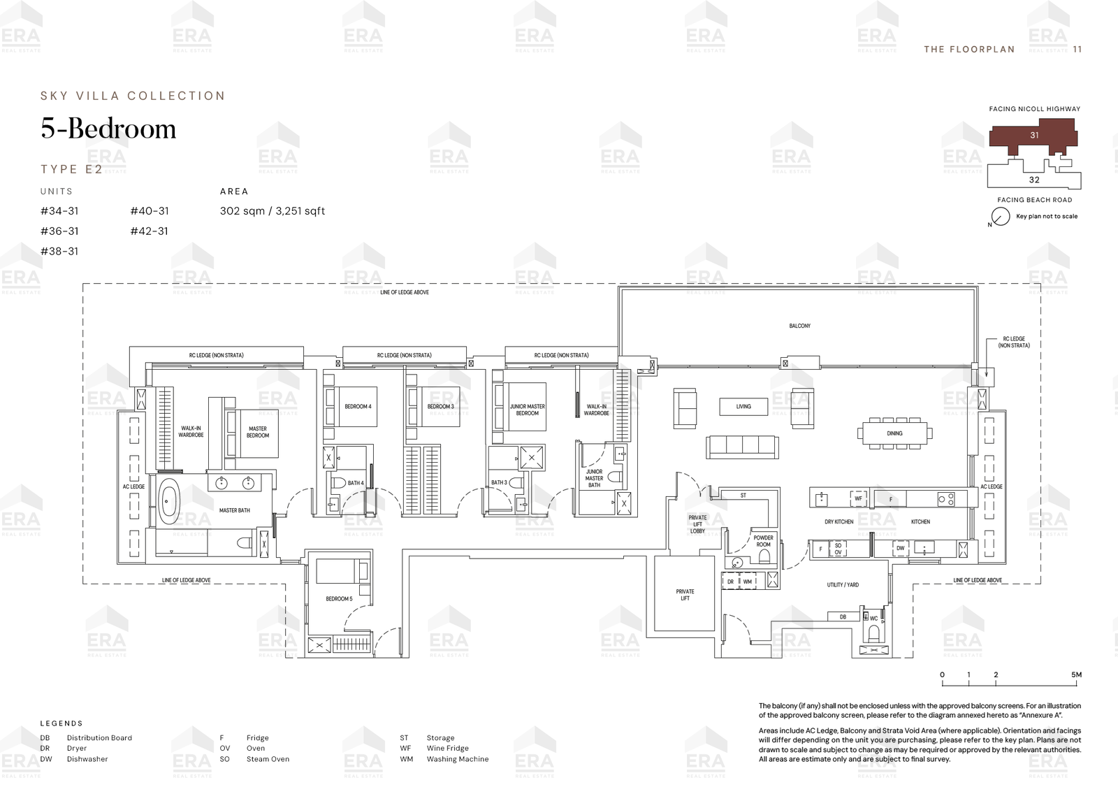 E2 · 3,251 sqft floor plan