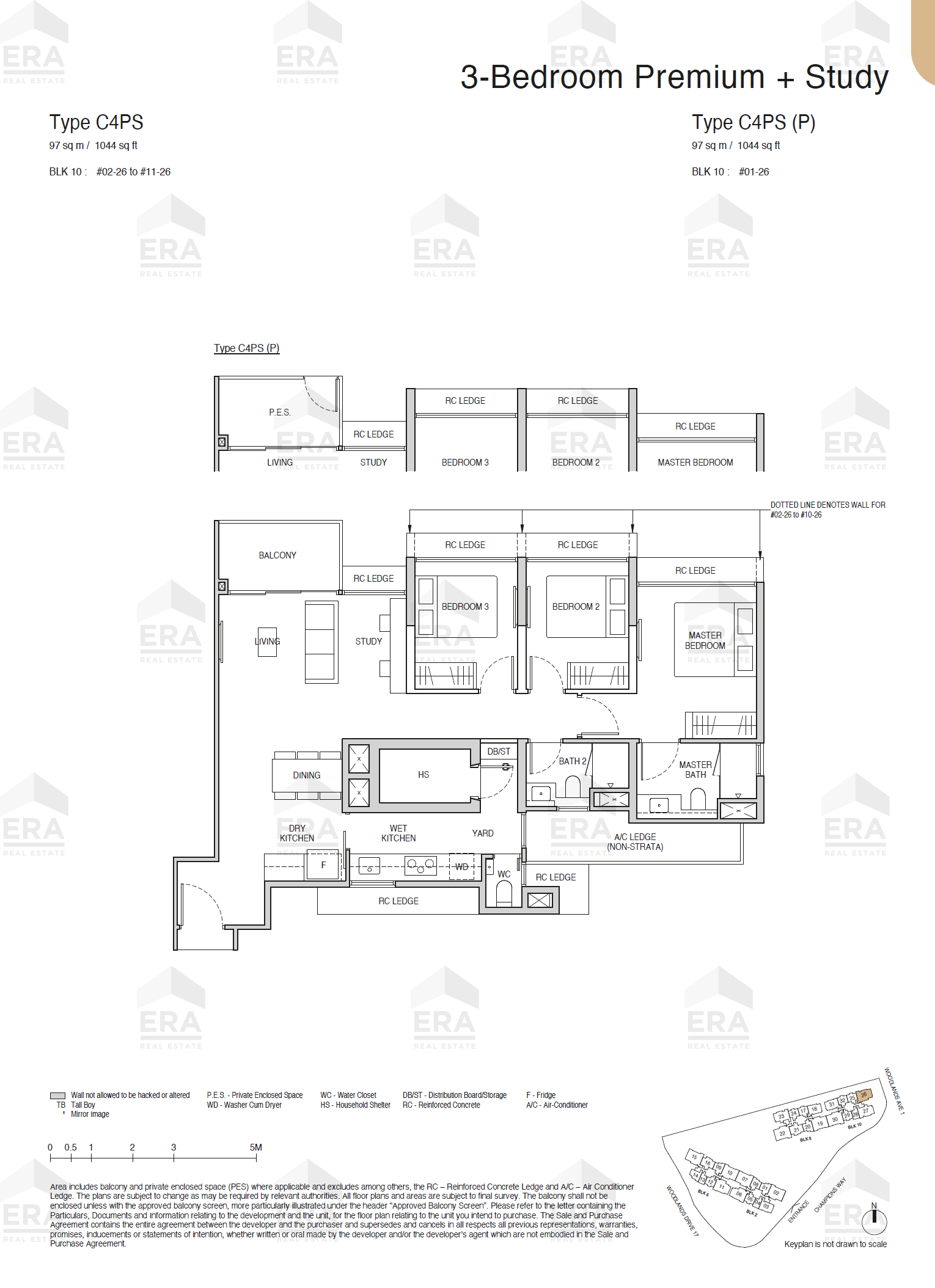 C4PS(P) · 1,044 sqft floor plan