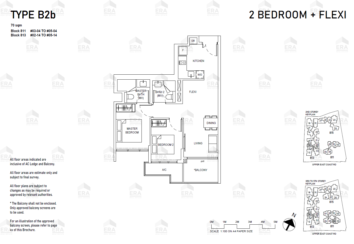 B2b · 753 sqft floor plan