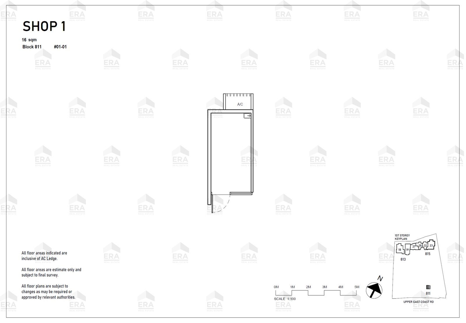 Shop 1 · 172 sqft floor plan