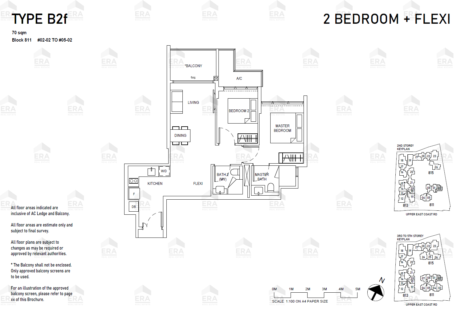 B2f · 753 sqft floor plan