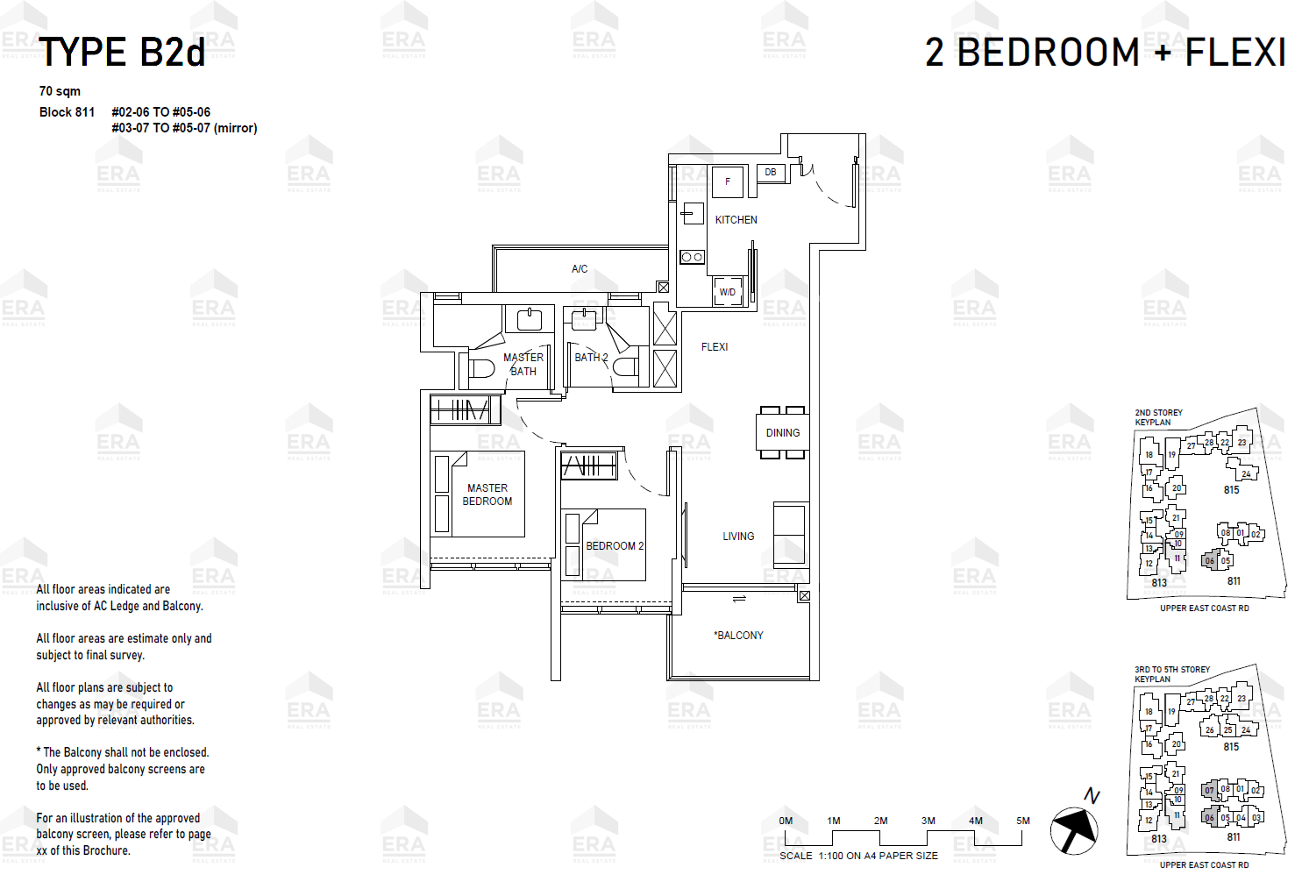 B2d · 753 sqft floor plan