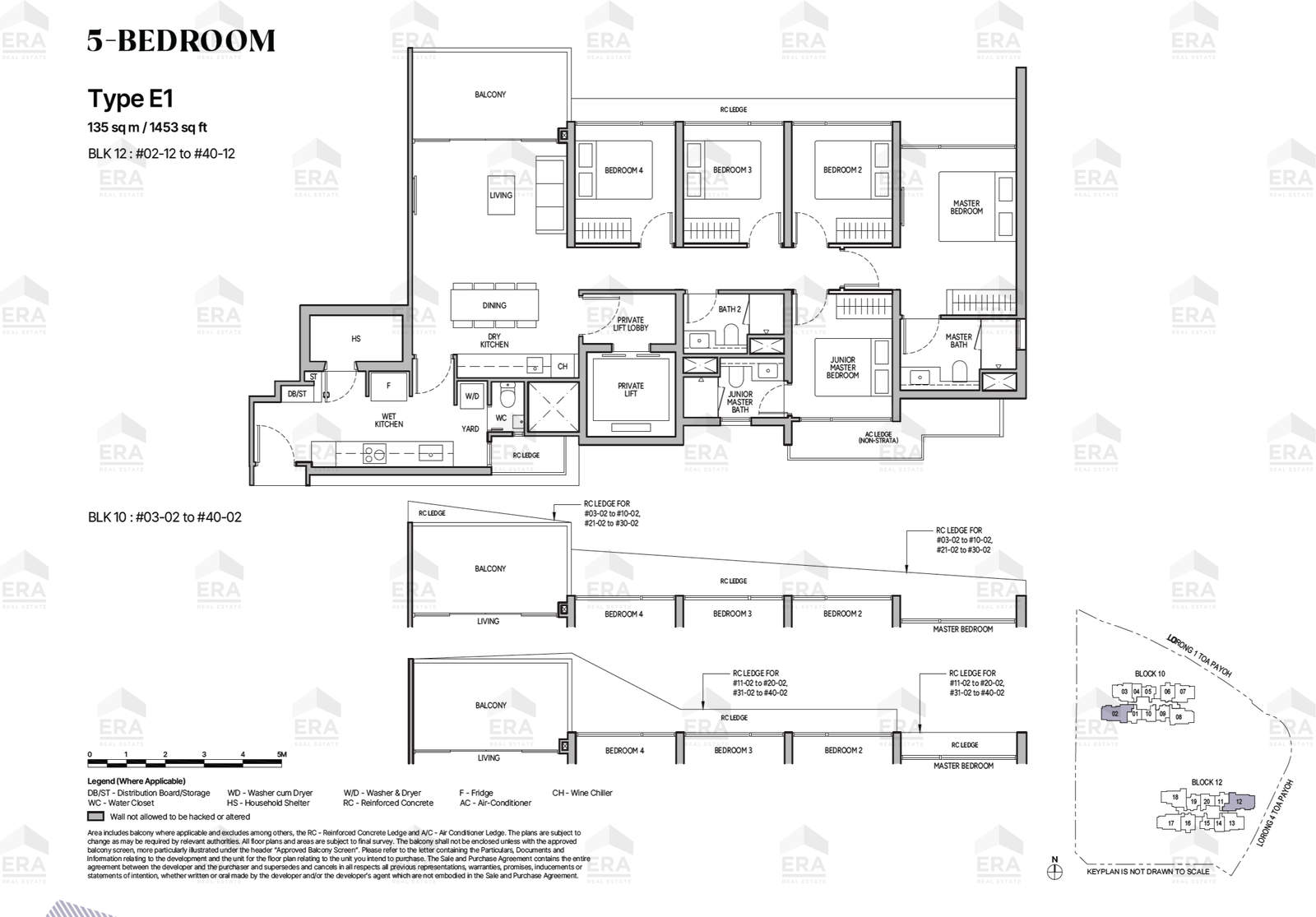 E1 · 1,453 sqft floor plan