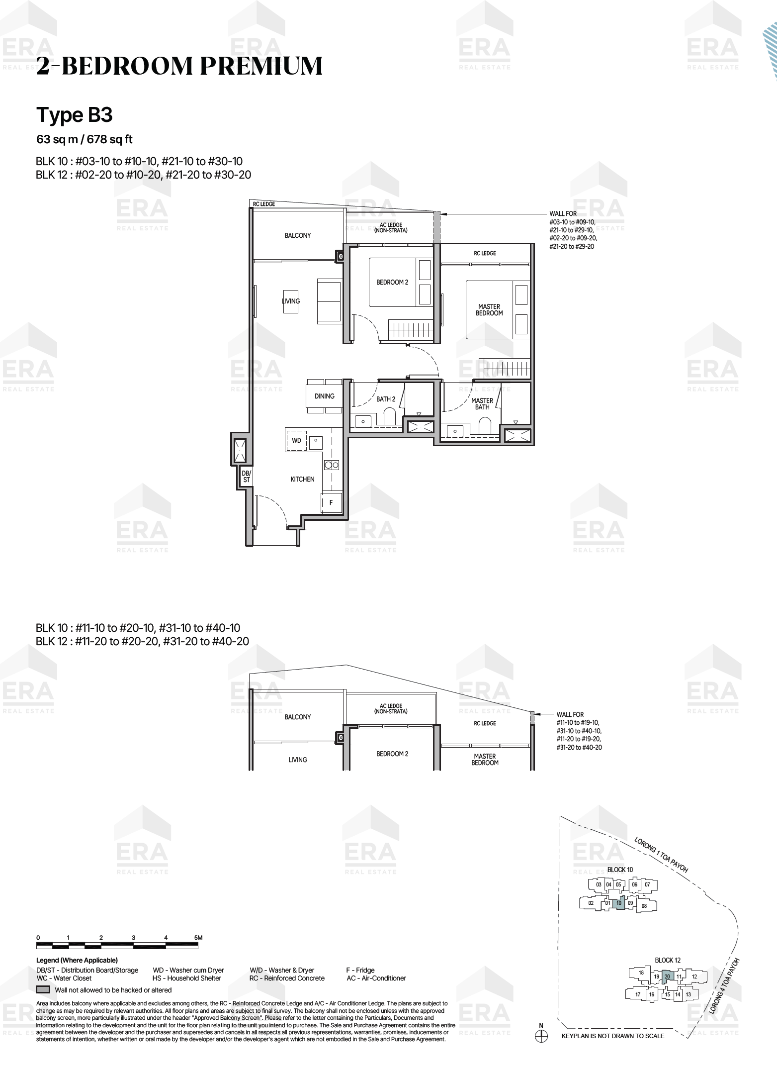 B3 · 678 sqft floor plan