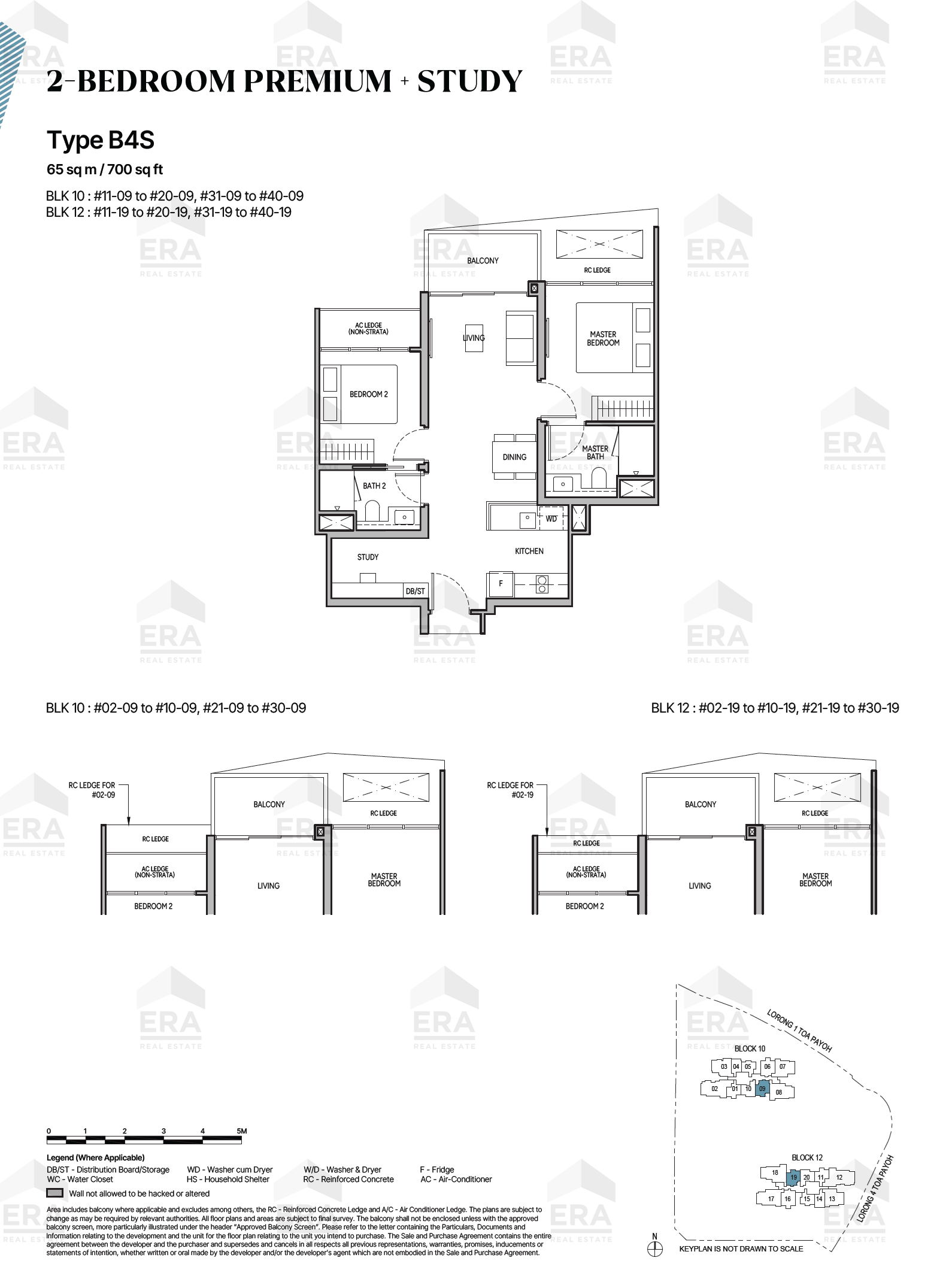 B4S · 700 sqft floor plan