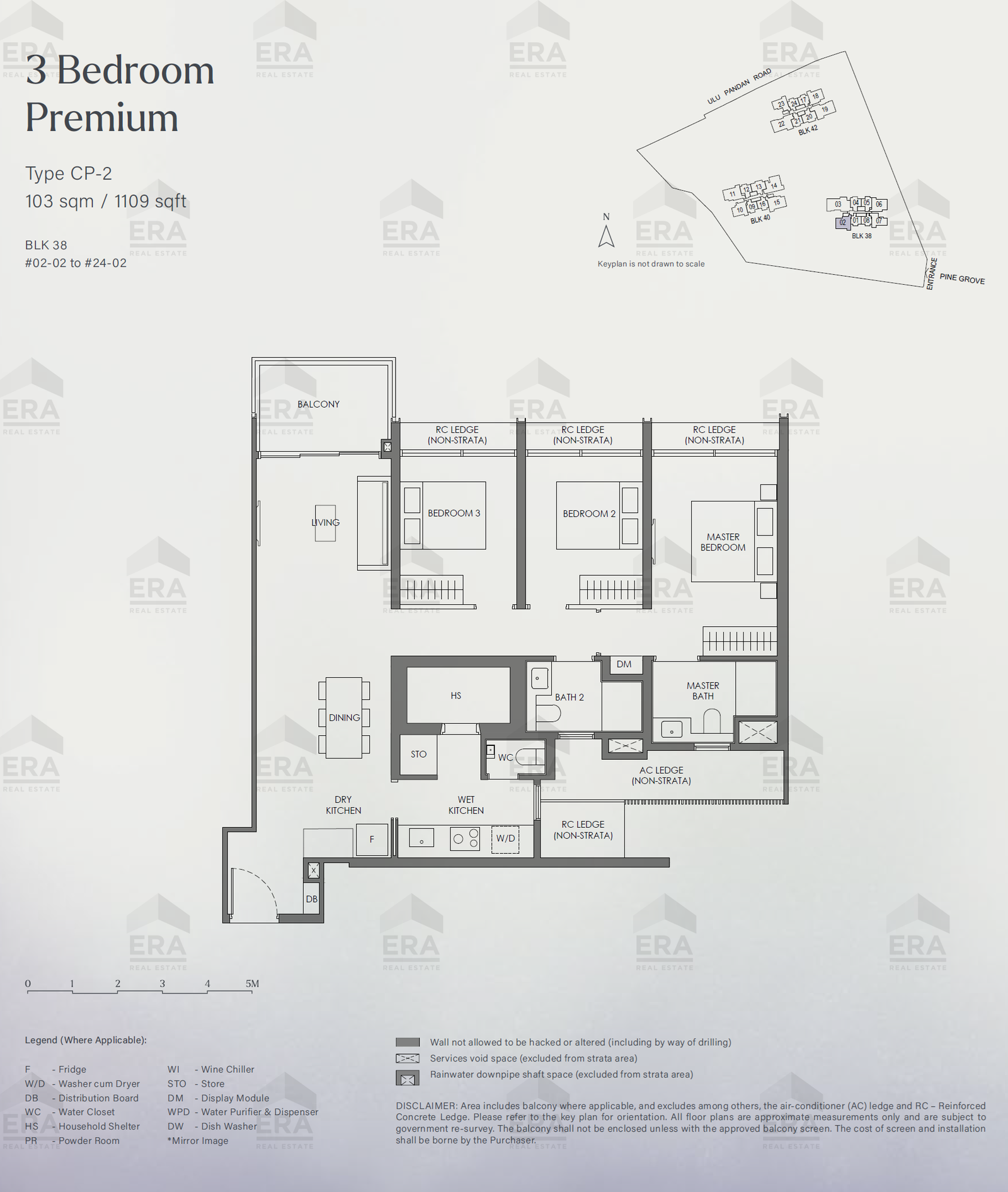 CP-2 · 1,109 sqft floor plan