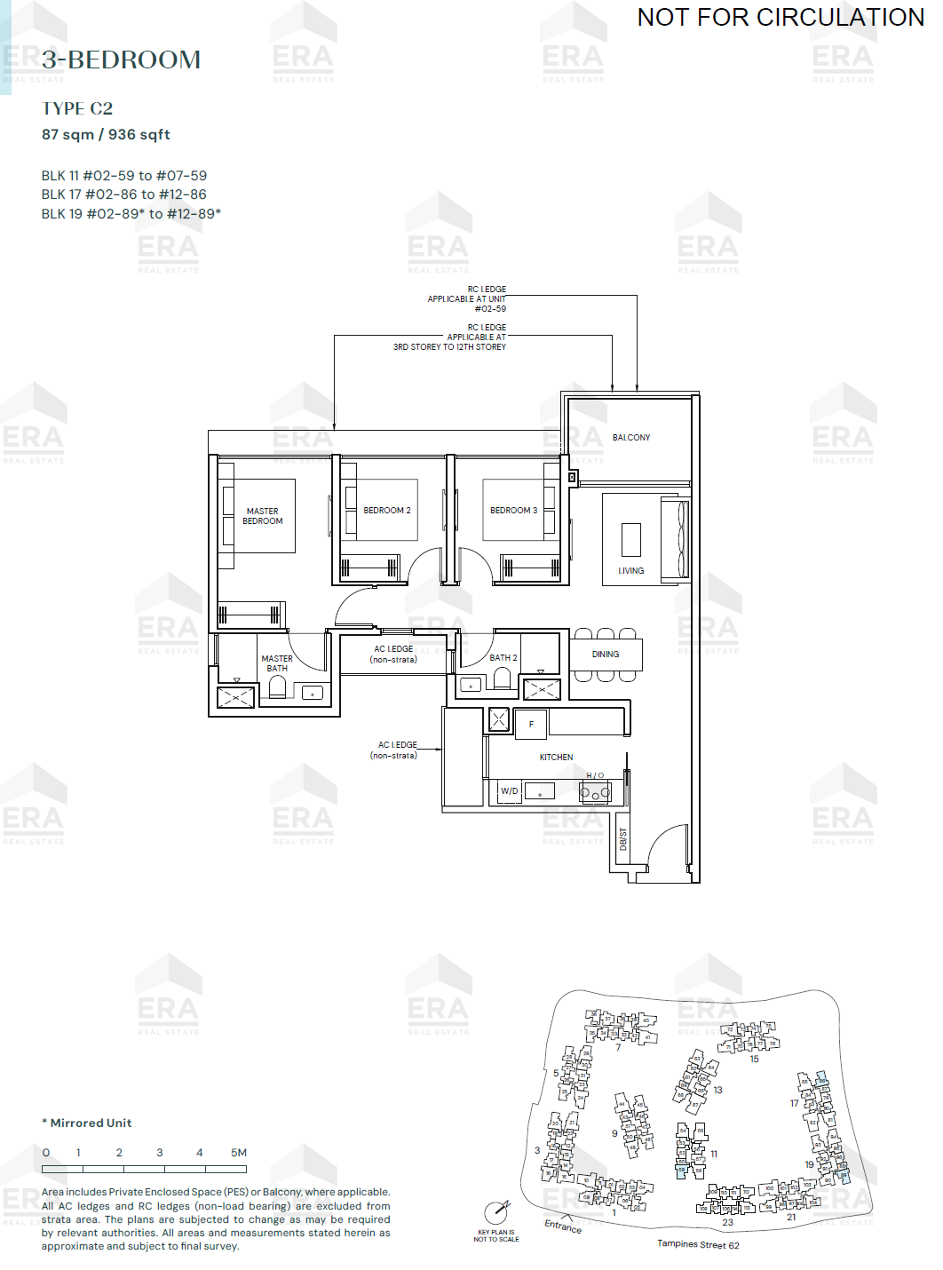 C2 · 936 sqft floor plan