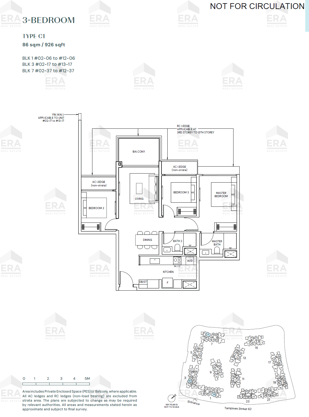 C1 · 926 sqft floor plan