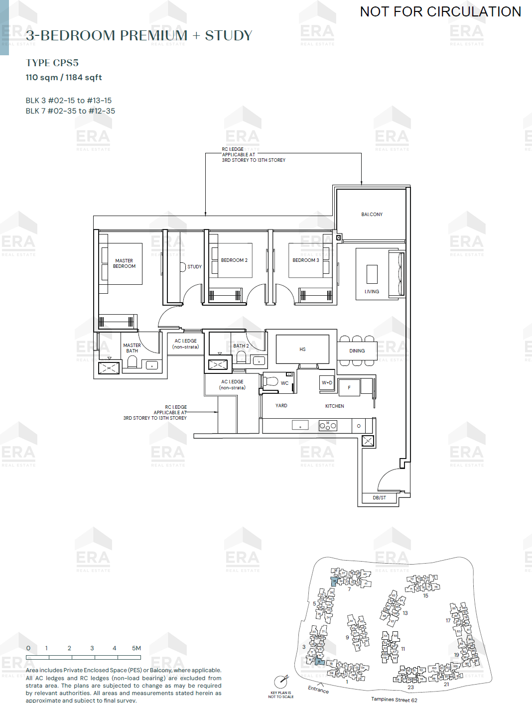 CPS5 · 1,184 sqft floor plan
