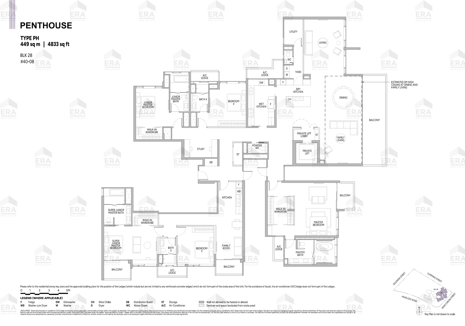 PH · 4,833 sqft floor plan