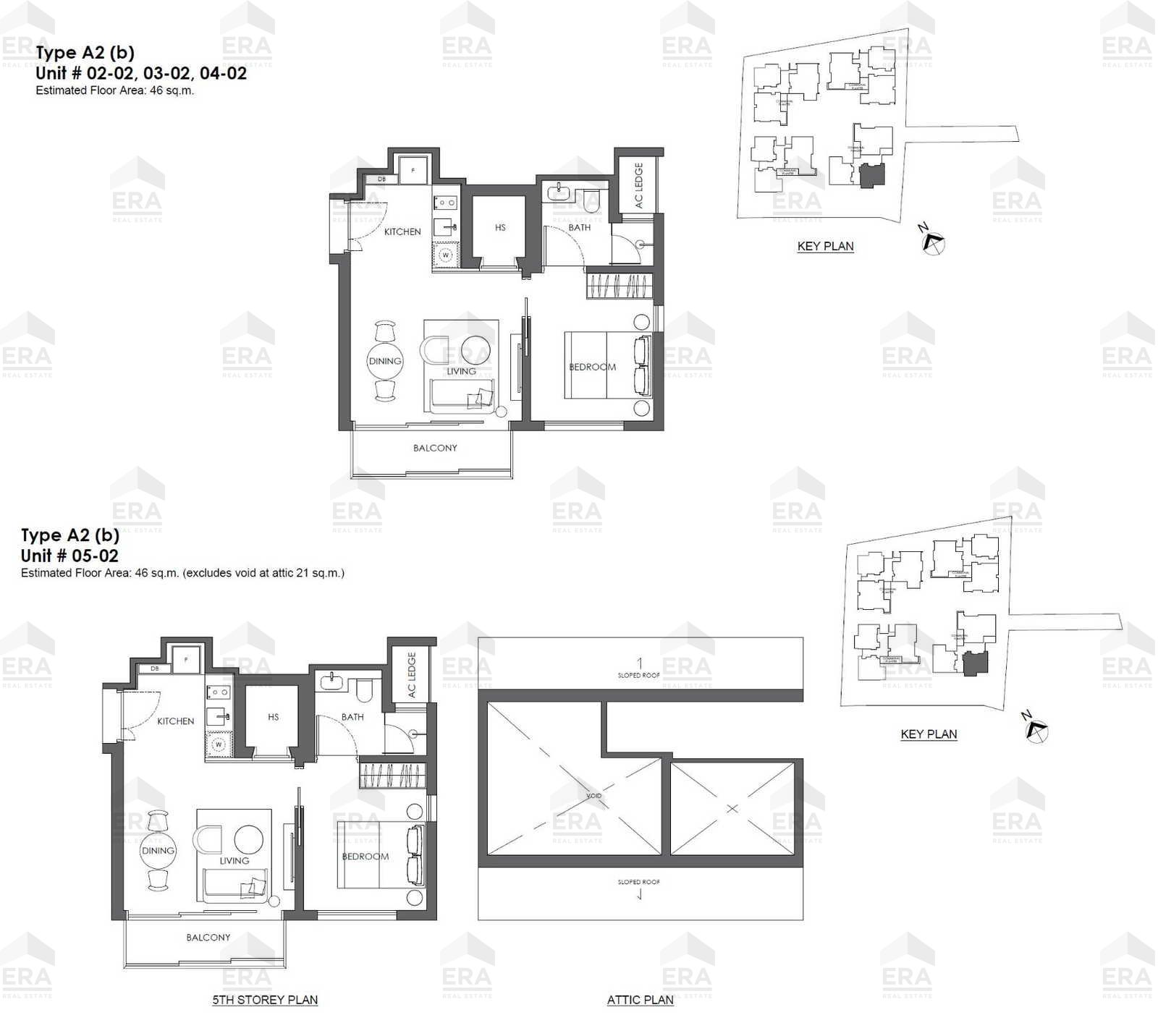 A2b · 721 sqft floor plan