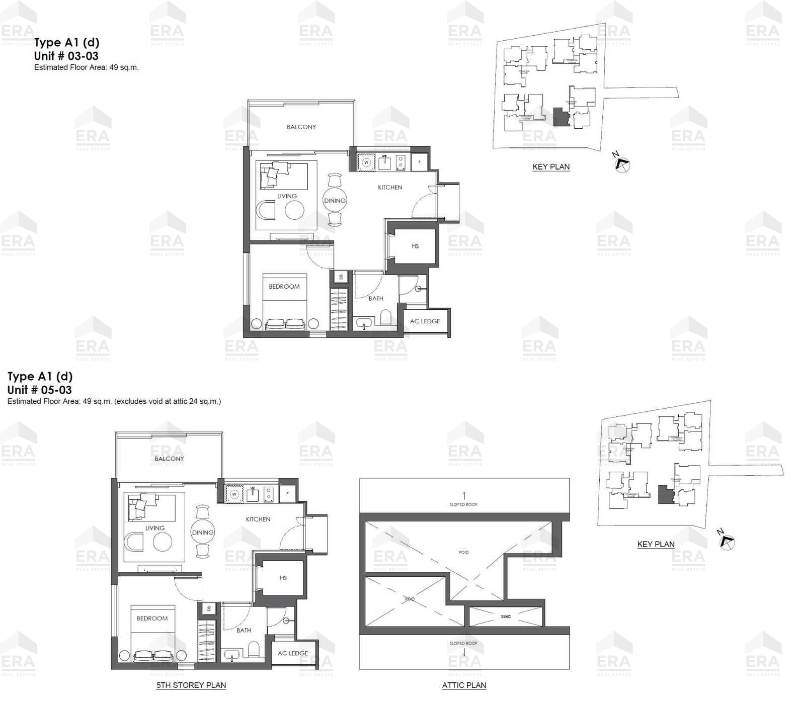 A1d · 785 sqft floor plan