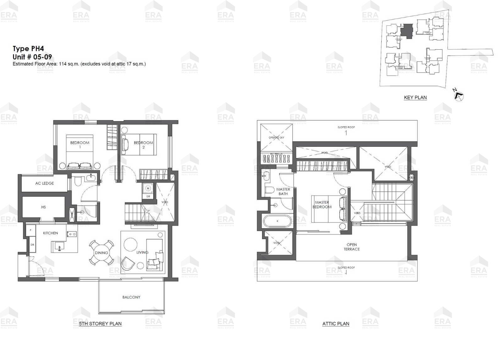 PH4 · 1,410 sqft floor plan