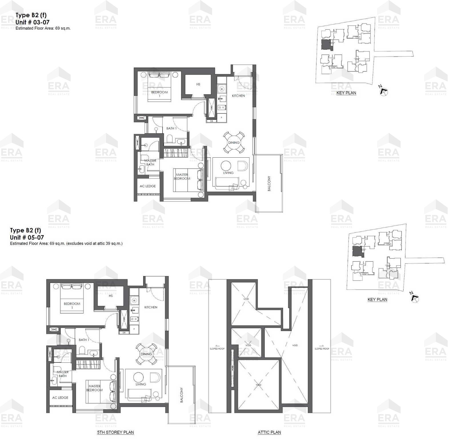 B2f · 1,163 sqft floor plan