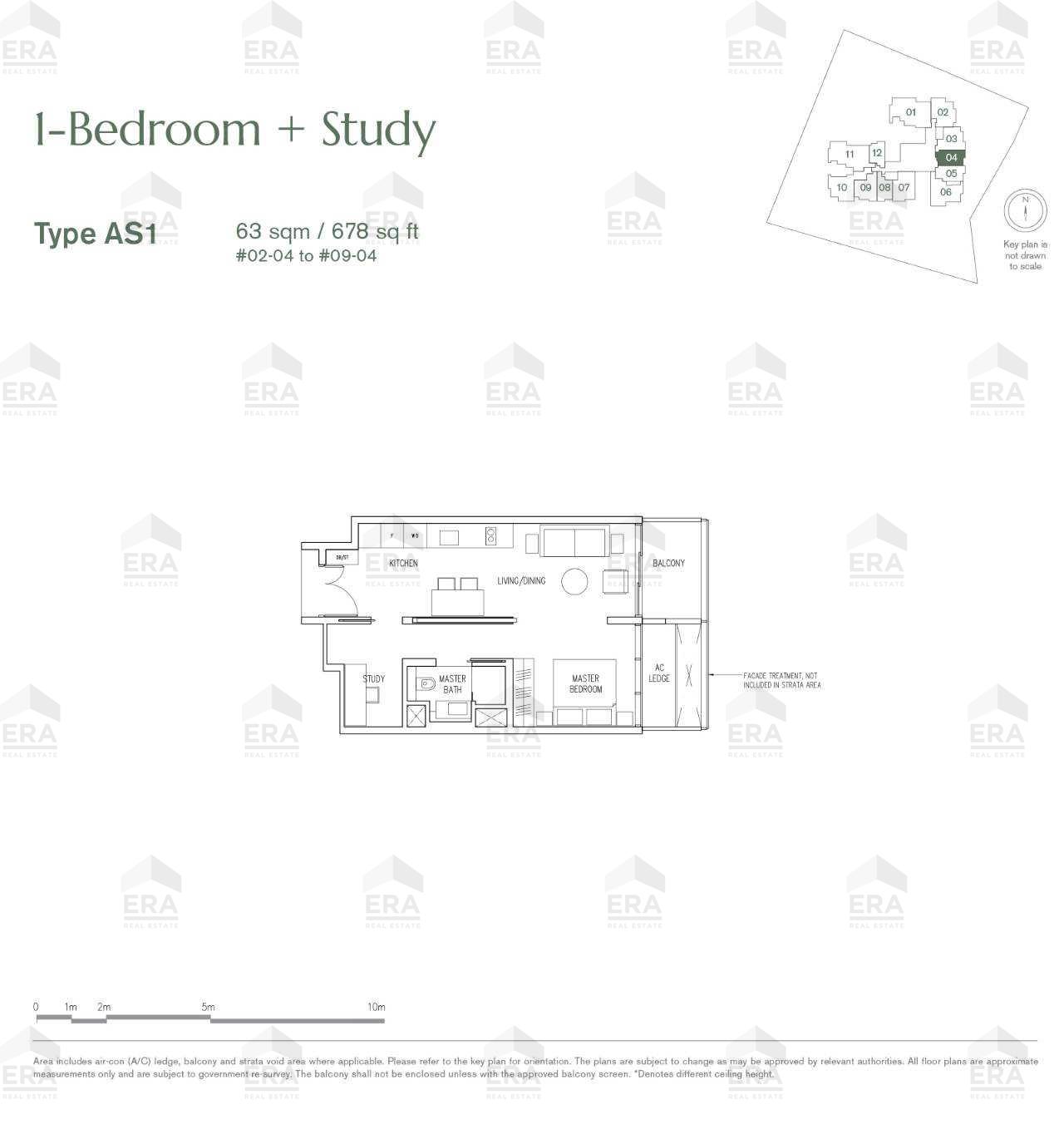 AS1 · 678 sqft floor plan