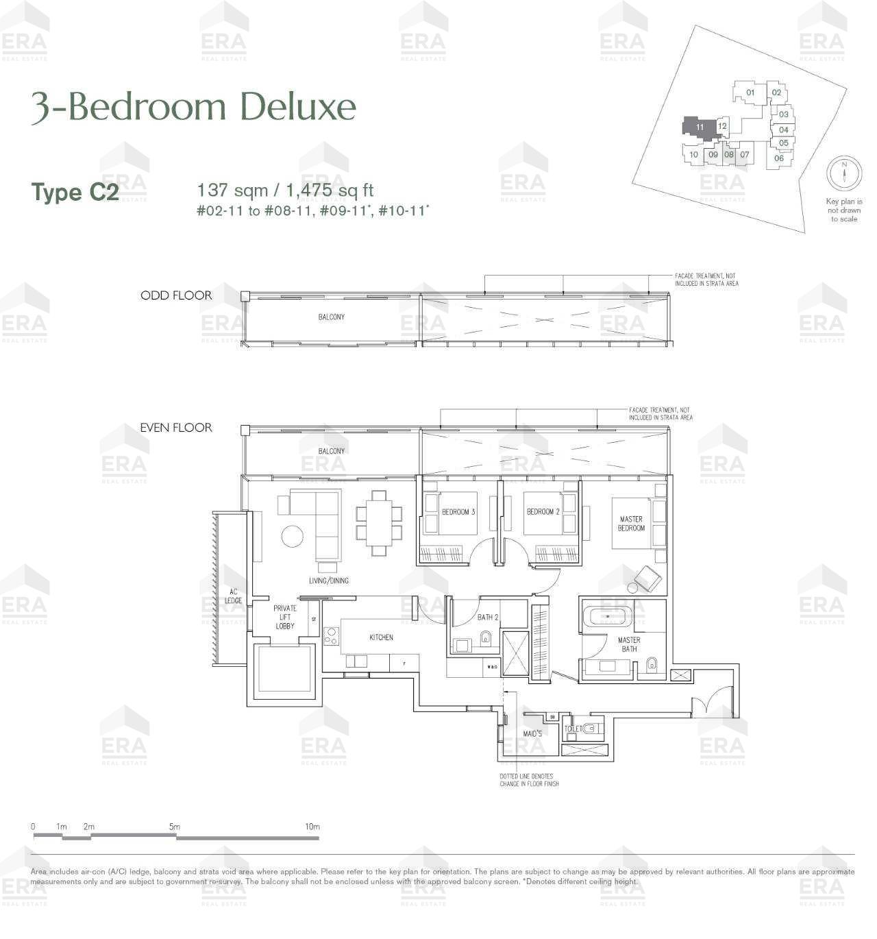 C2 · 1,475 sqft floor plan