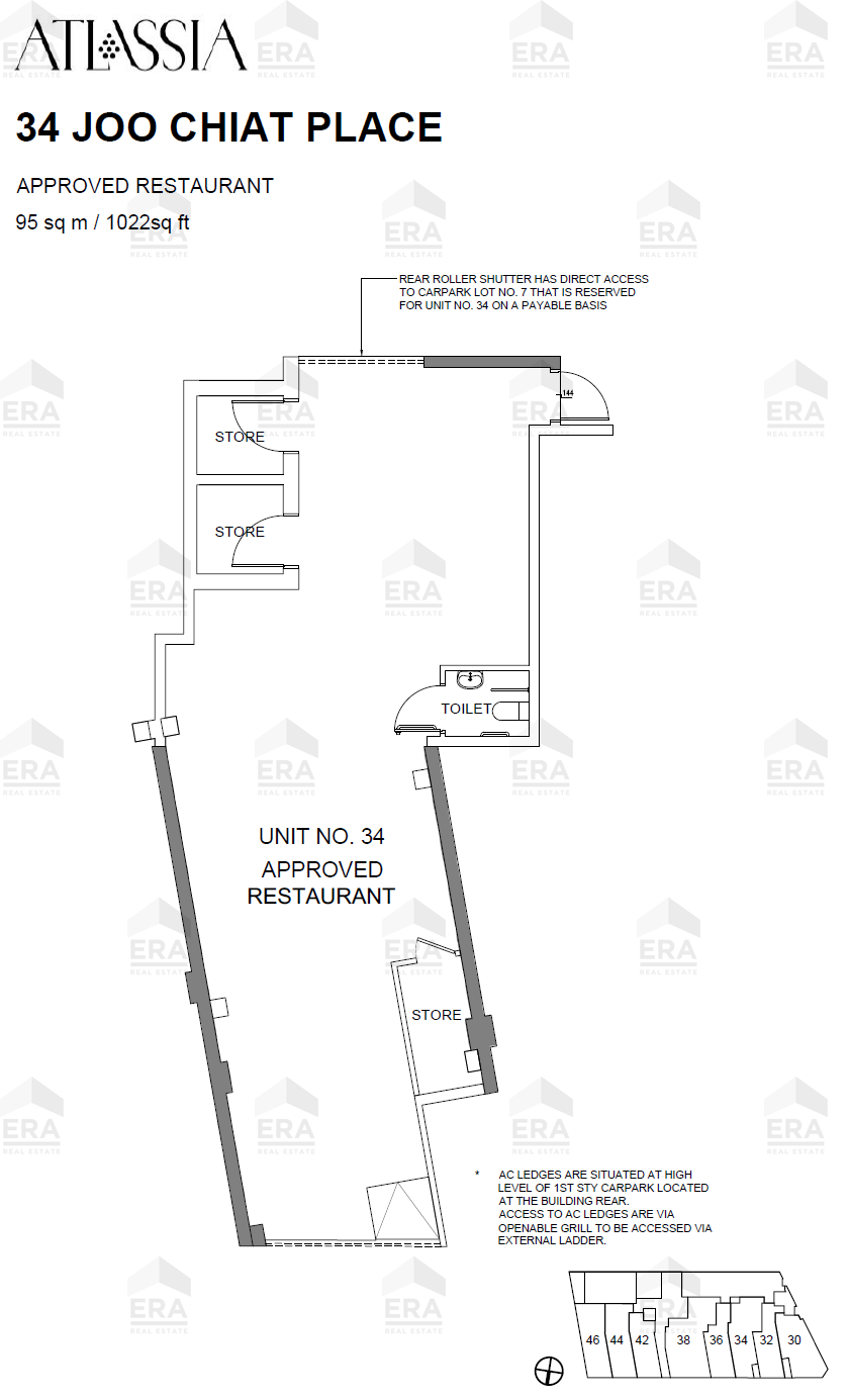 #34 · 1,022 sqft floor plan