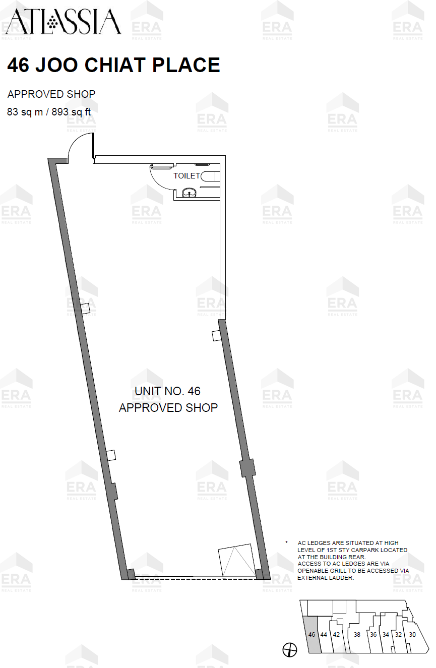 #46 · 893 sqft floor plan