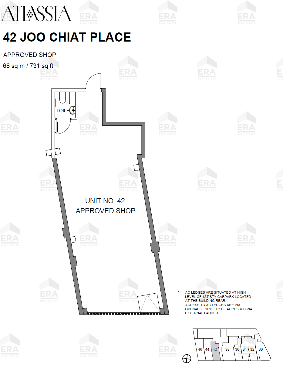 #42 · 732 sqft floor plan