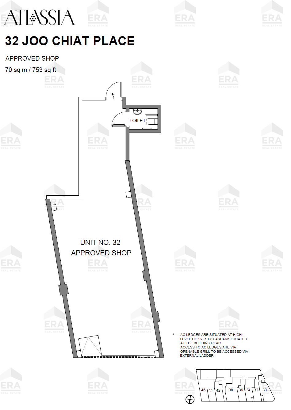 #32 · 753 sqft floor plan