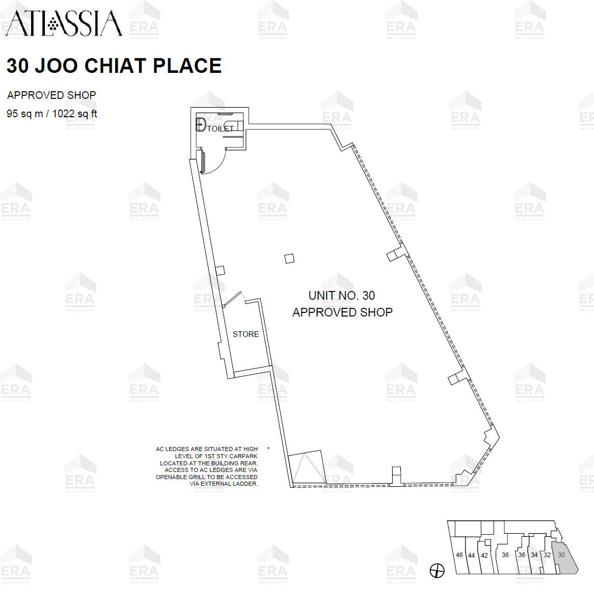 #30 · 1,011 sqft floor plan