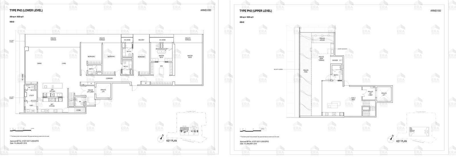 PH2 · 6,028 sqft floor plan