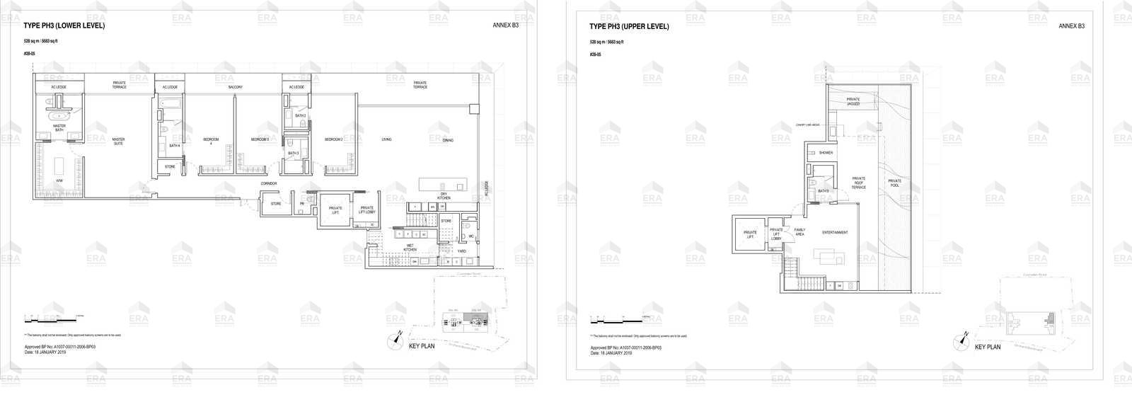PH3 · 5,683 sqft floor plan