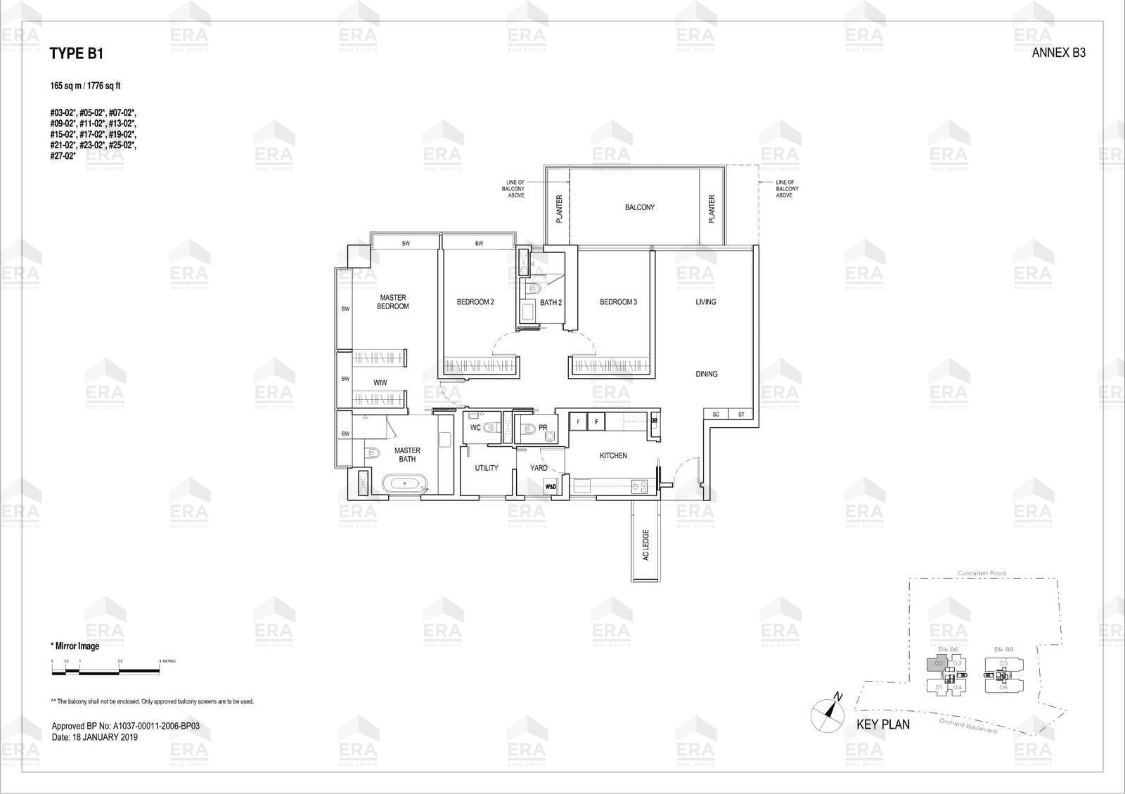 B1(1) · 1,776 sqft floor plan
