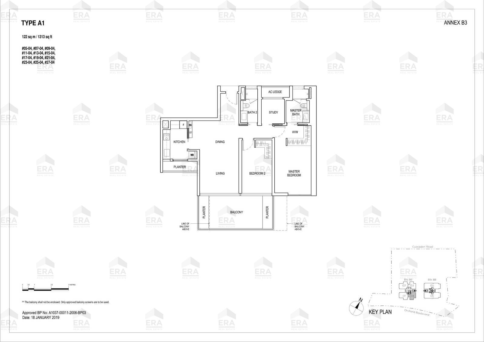 A1 · 1,313 sqft floor plan