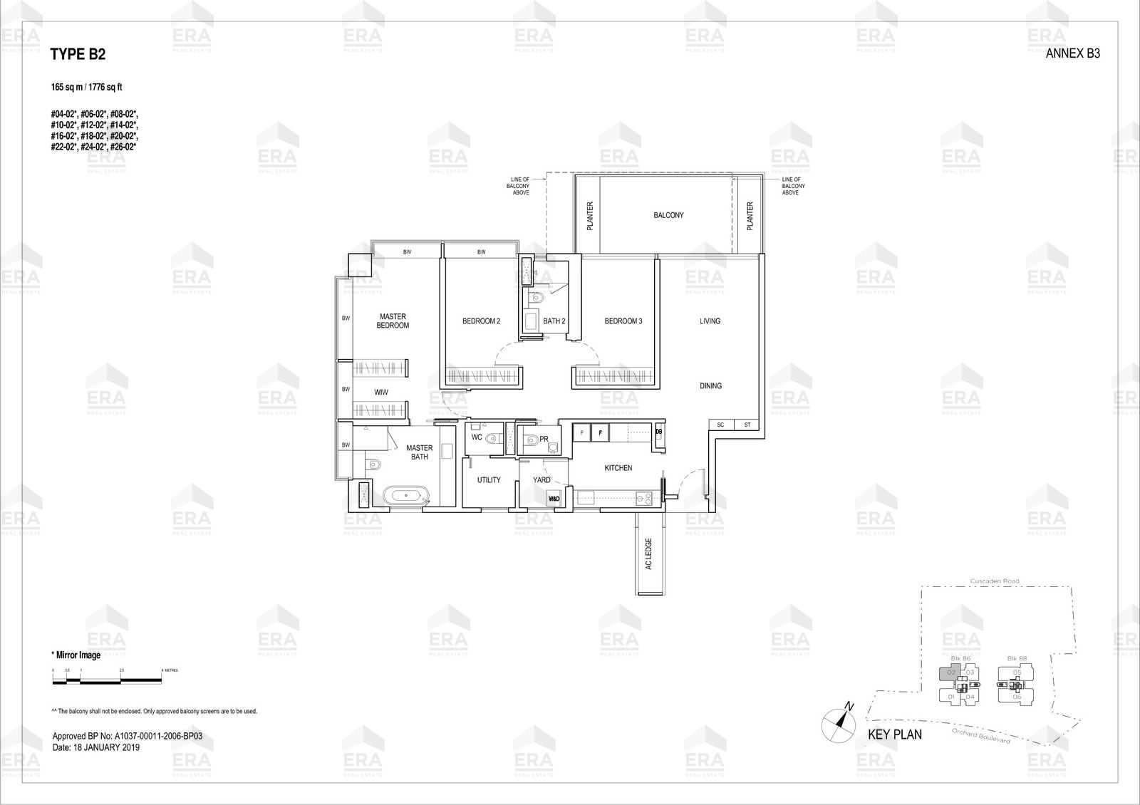 B2(1) · 1,776 sqft floor plan