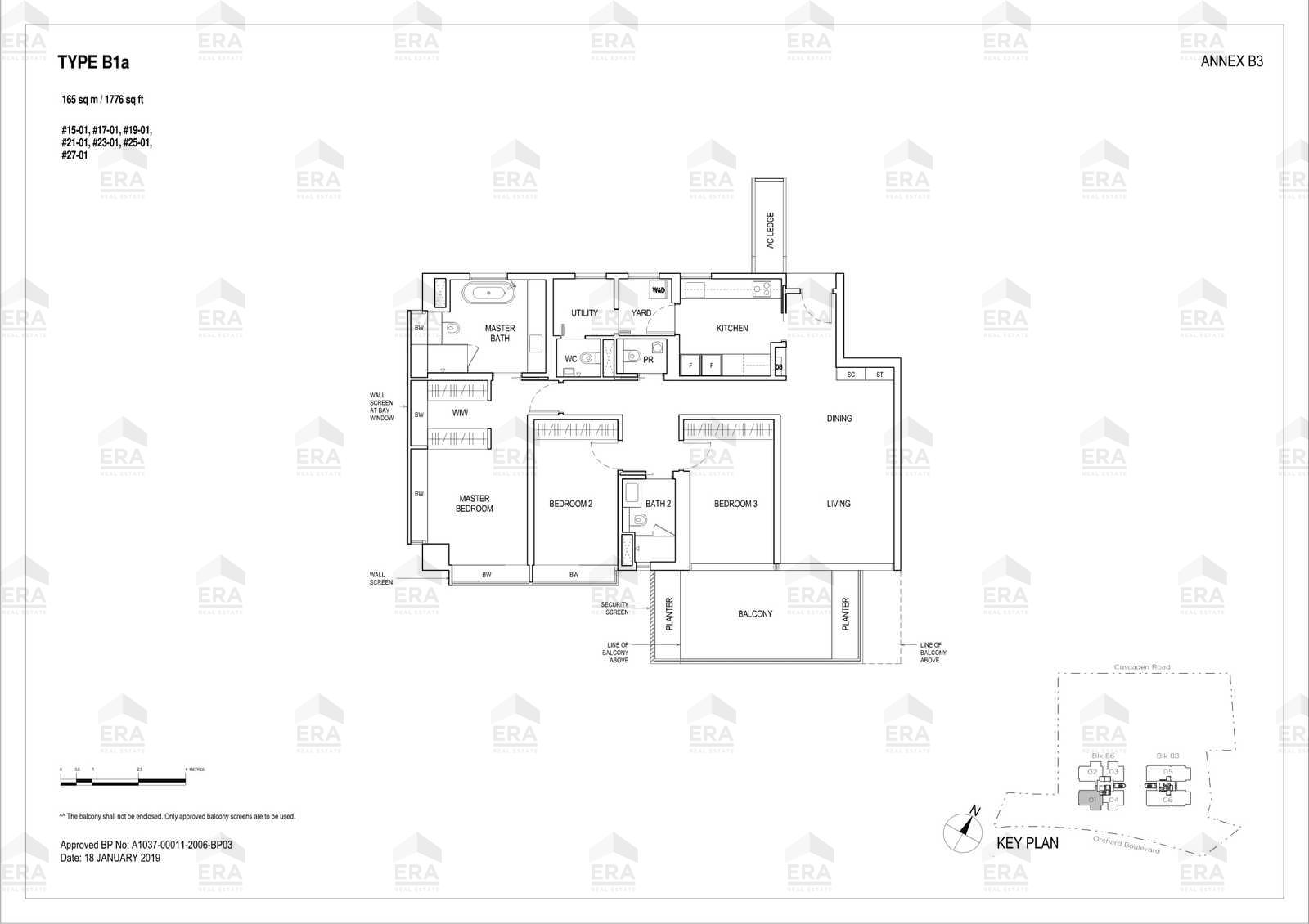 B1a · 1,776 sqft floor plan