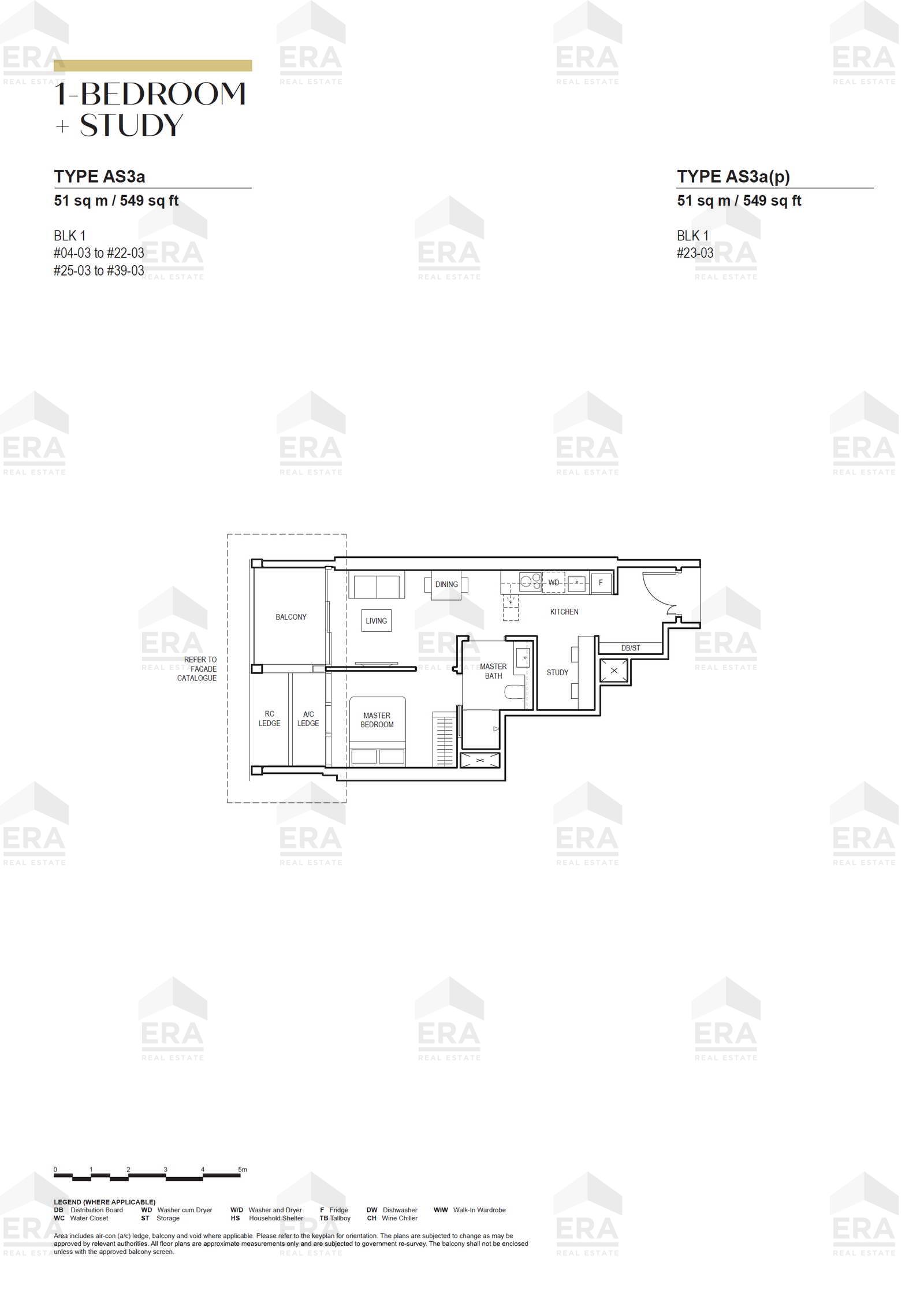 AS3a(p) · 549 sqft floor plan