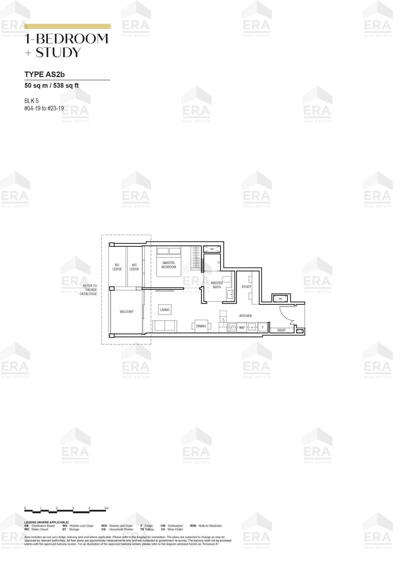 AS2b · 538 sqft floor plan