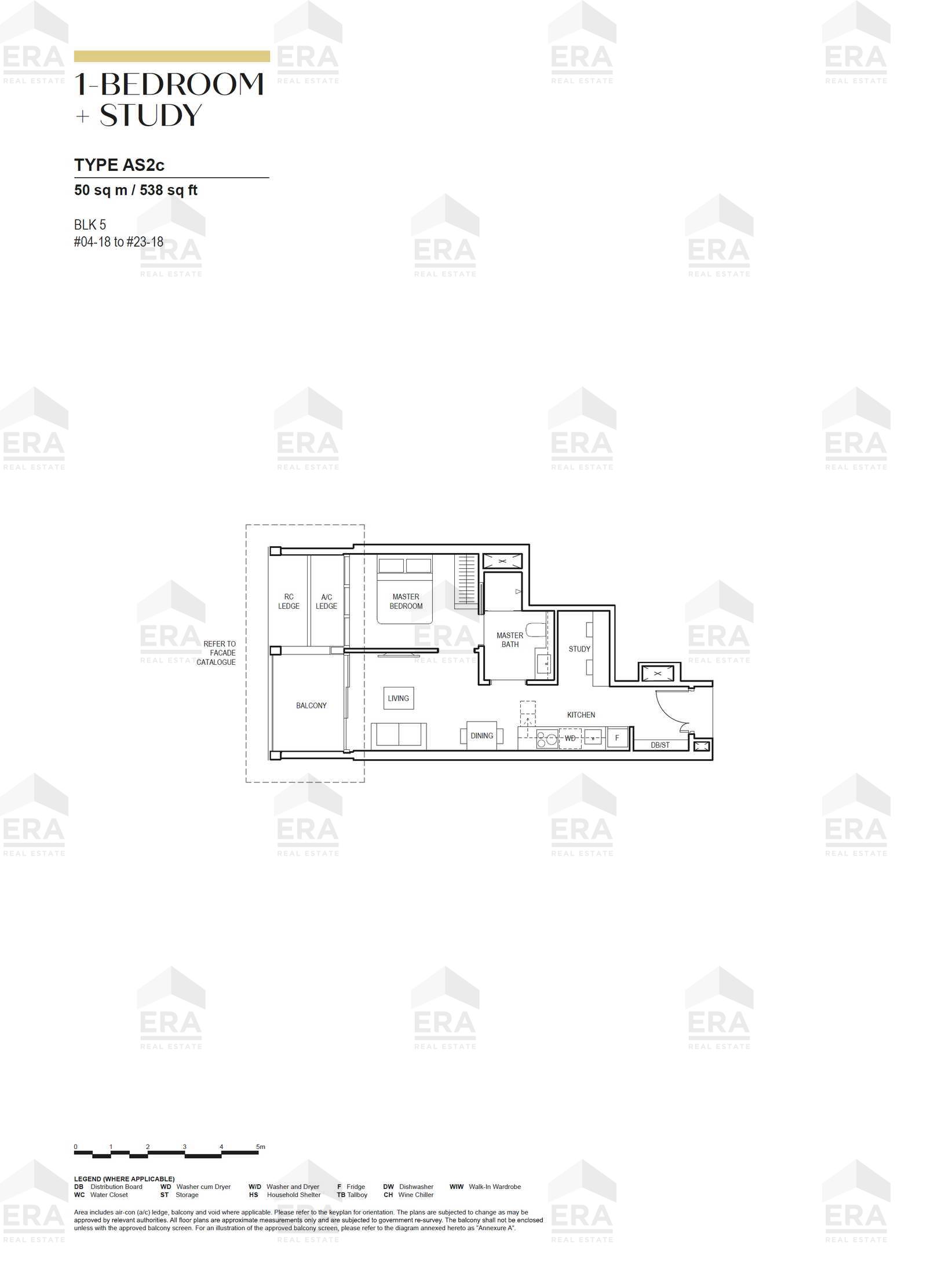 AS2c · 538 sqft floor plan