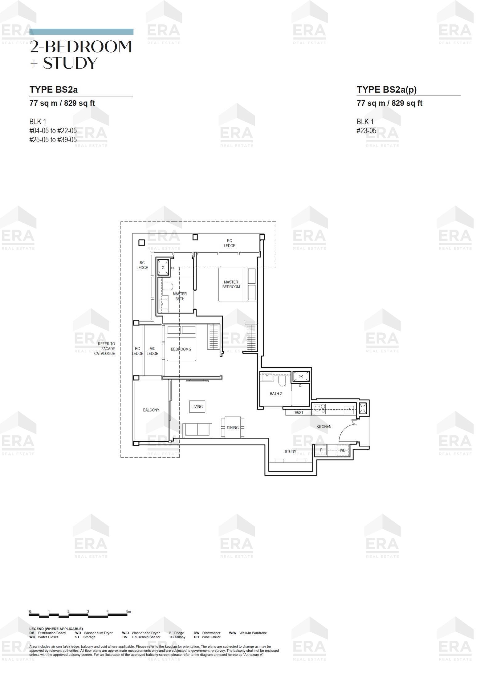 BS2a(p) · 829 sqft floor plan