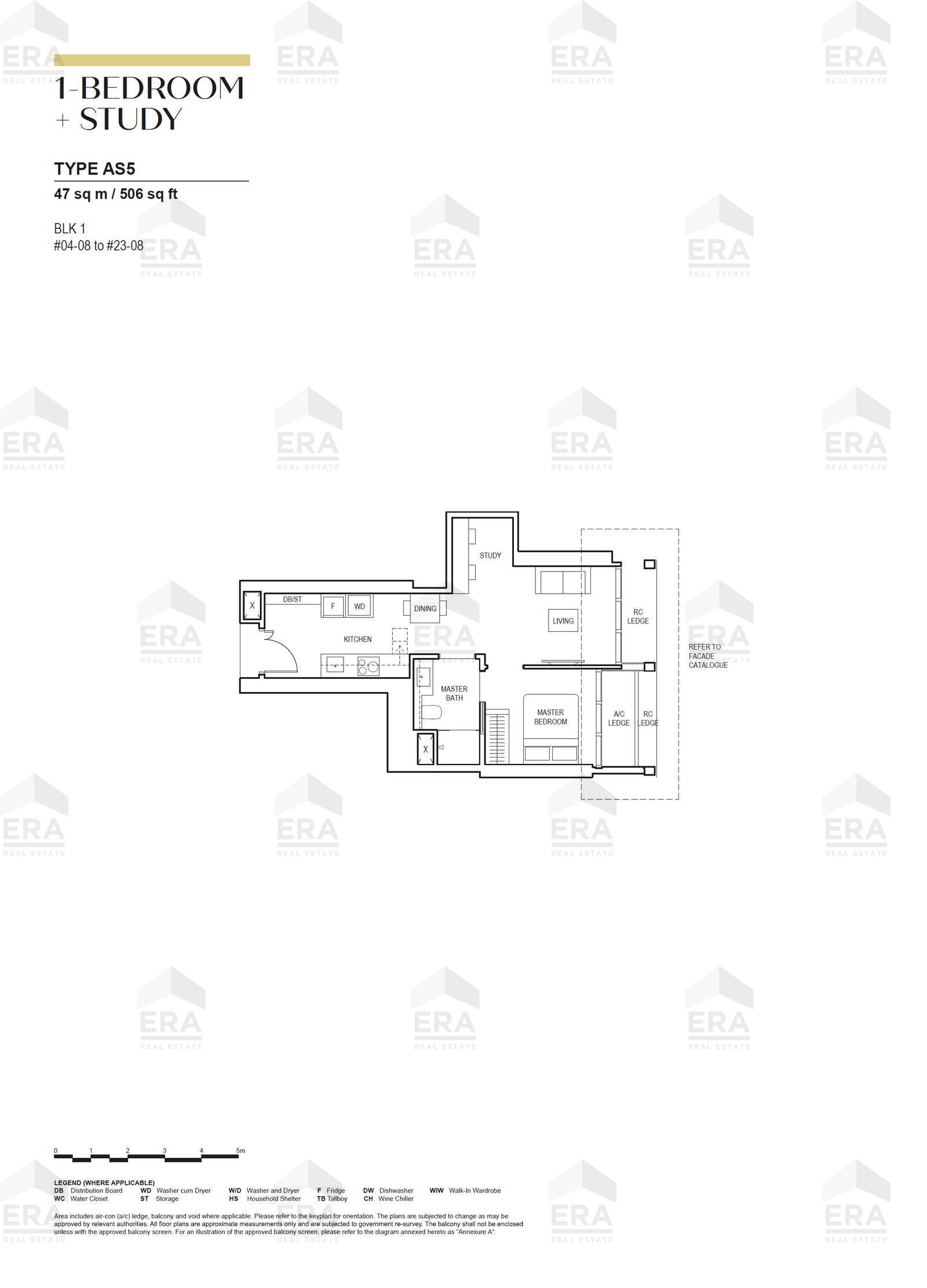 AS5 · 506 sqft floor plan