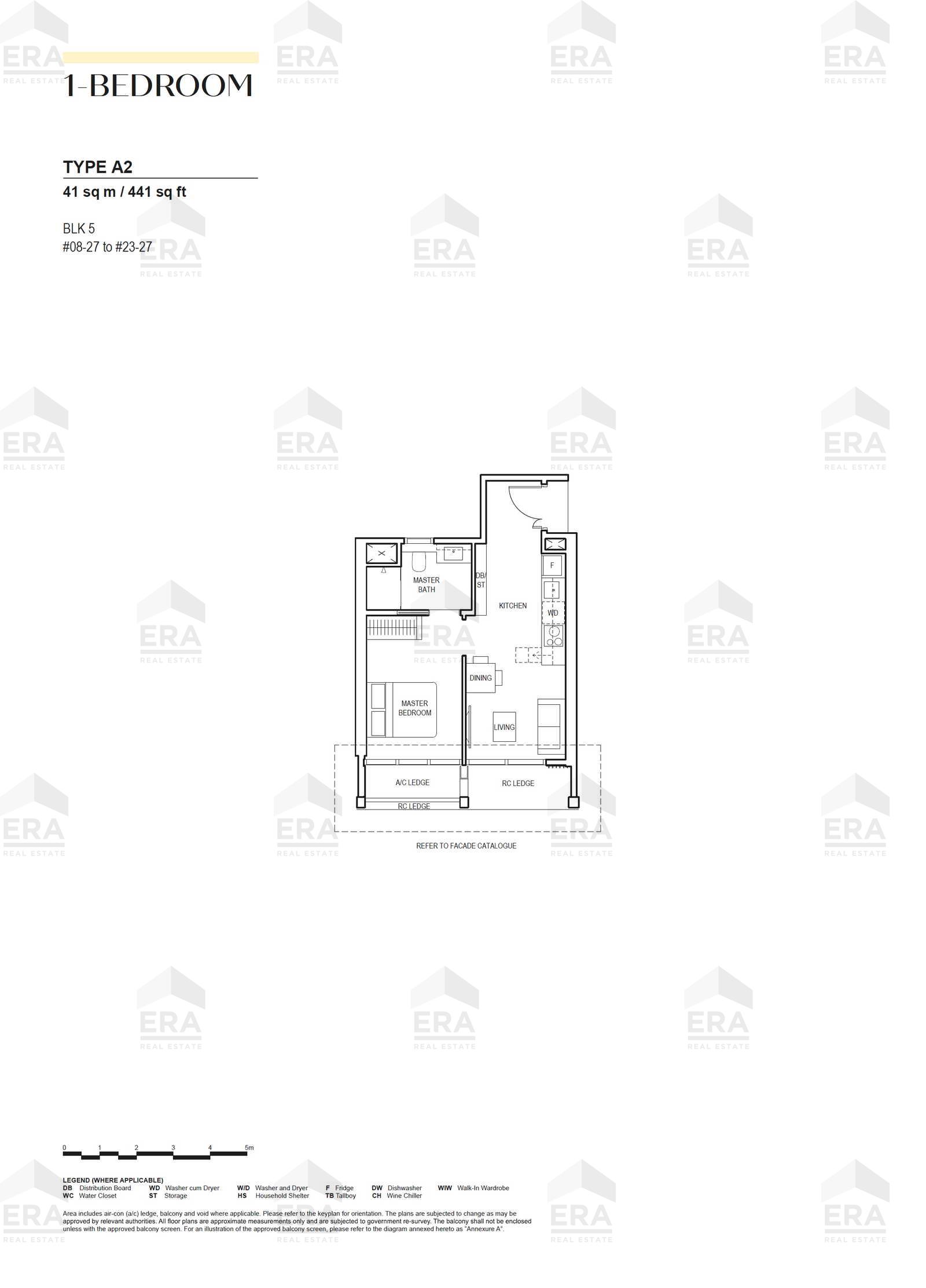 A2 · 441 sqft floor plan