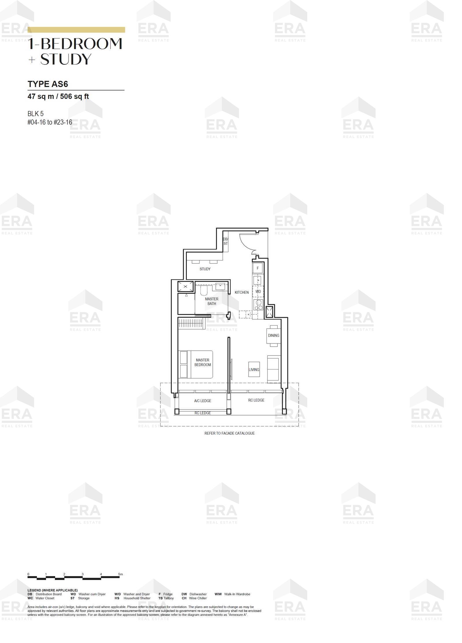 AS6 · 506 sqft floor plan