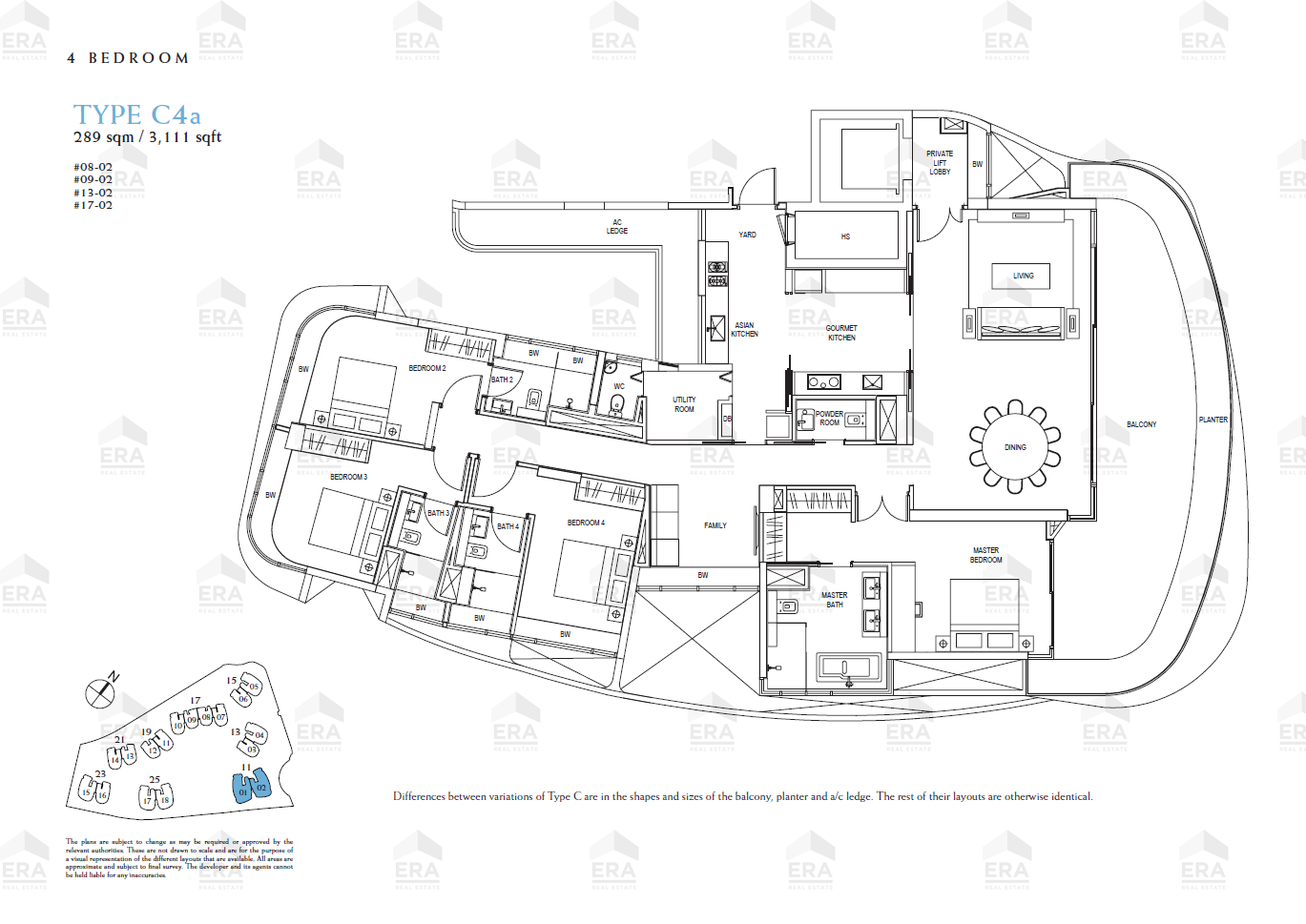 C4a floor plan