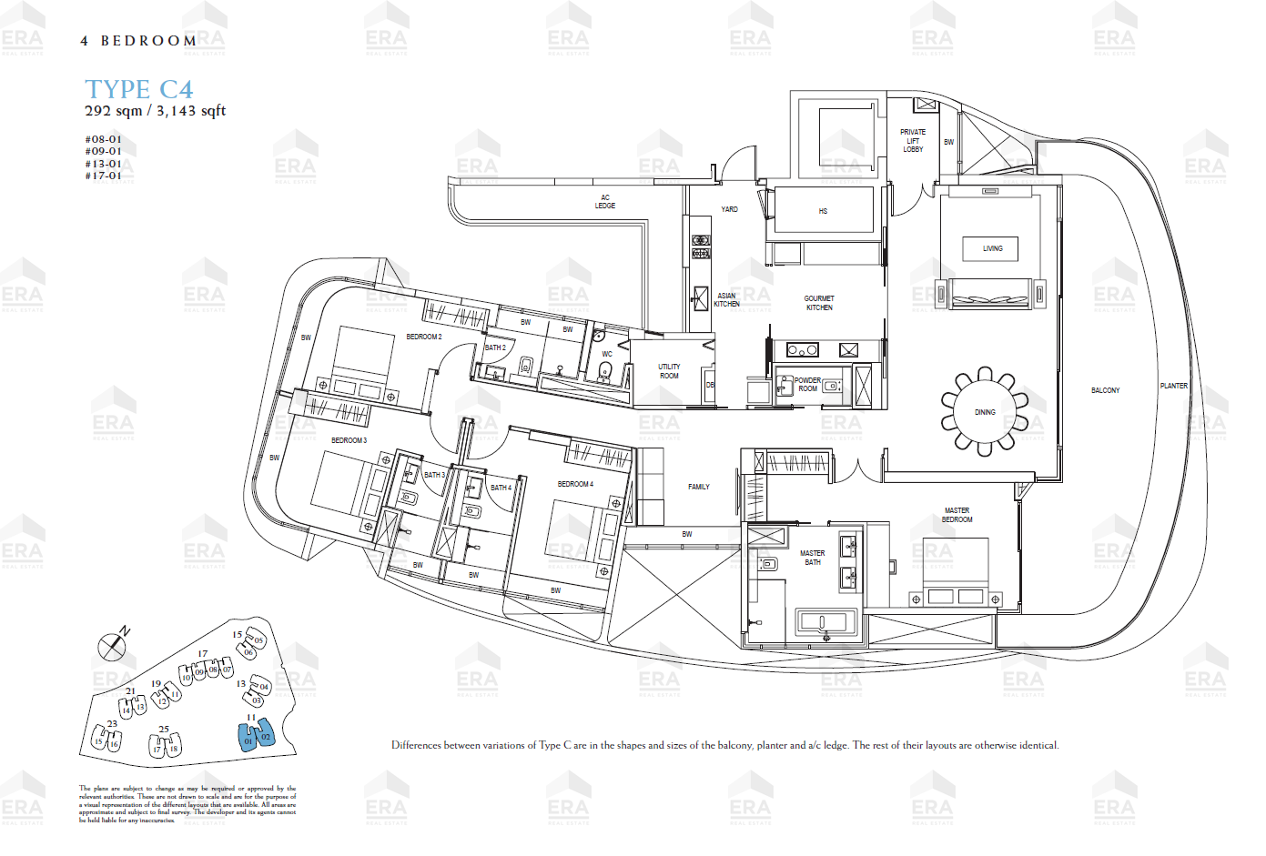 C4 floor plan