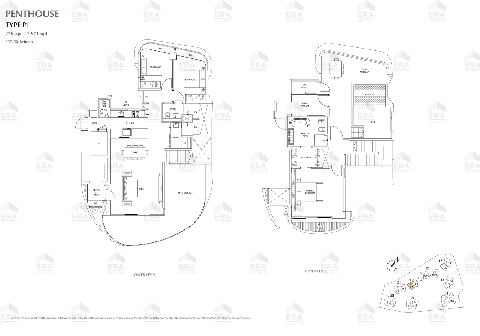 P1 · 2,971 sqft floor plan