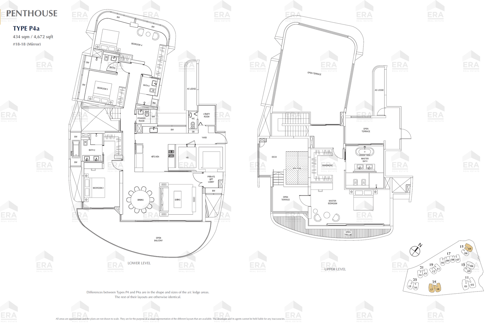 P4a · 4,672 sqft floor plan