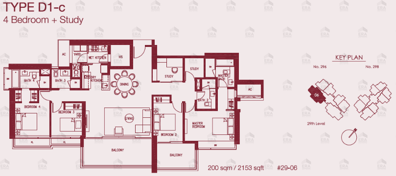 D1-c · 2,153 sqft floor plan